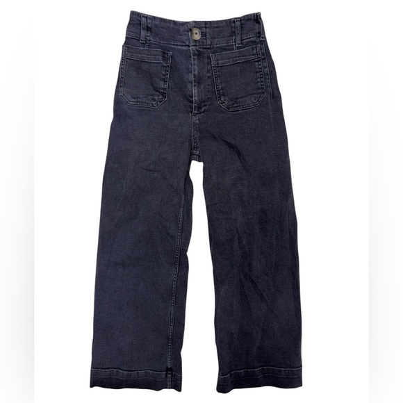 Maeve x Anthropologie The Colette High-Rise Crop Wide-Leg Jeans - Picture 6 of 8